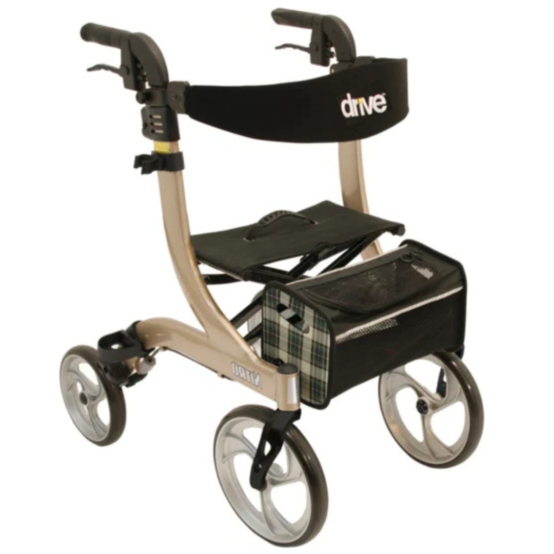 Drive Nitro Rollator Champagne – Lichtgewicht en Stijlvol voor Binnen ...