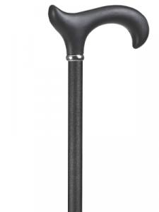 Luxe wandelstok met soft Derby handvat